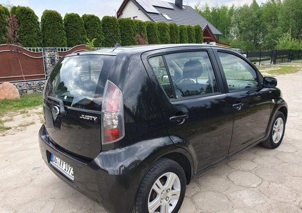 Subaru Justy cena 11900 przebieg: 123000, rok produkcji 2007 z Mińsk Mazowiecki małe 56